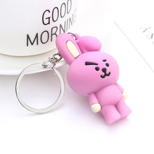 Load image into Gallery viewer, Kpop bts-bangtan boys "Suga" "TATA" etc Personalized Cute Cartoon Keychain Bags Chain For Women Men Jewelry Bangtan Accessories