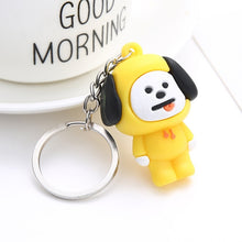 Load image into Gallery viewer, Kpop bts-bangtan boys "Suga" "TATA" etc Personalized Cute Cartoon Keychain Bags Chain For Women Men Jewelry Bangtan Accessories