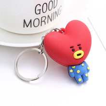 Load image into Gallery viewer, Kpop bts-bangtan boys "Suga" "TATA" etc Personalized Cute Cartoon Keychain Bags Chain For Women Men Jewelry Bangtan Accessories
