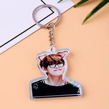 Load image into Gallery viewer, Kpop bts-bangtan boys Suga TATA etc Personalized Cute Cartoon Keychain Women Men Jewelry Gift Bangtan Accessories Key Chain