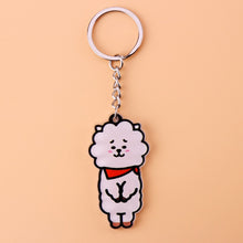 Load image into Gallery viewer, Kpop bts-bangtan boys Suga TATA etc Personalized Cute Cartoon Keychain Women Men Jewelry Gift Bangtan Accessories Key Chain