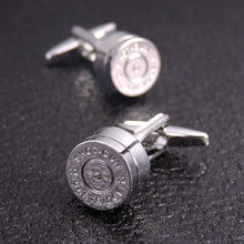 Load image into Gallery viewer, Brand new Fashion design men's French shirt Cufflinks button gold silver anchor rudder pistol bullet aircraft modeling Cufflinks