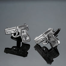 Load image into Gallery viewer, Brand new Fashion design men's French shirt Cufflinks button gold silver anchor rudder pistol bullet aircraft modeling Cufflinks