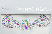 Load image into Gallery viewer, Temporary Crystal Face Eye Tattoo Stickers 3D Glitter Face Gems Jewels Sticker Eyebrow Music Festival Body Art Diamond Tattoo